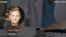 Matt Troup, Abridge_Doctor writing medical forms Photo by Ivan-balvan/iStock/Getty Images Plus
