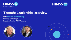 Agnes Buzyn, WHO Academy executive director and Bruce Steinberg