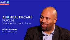 Albert Marinez at the Cleveland Clinic Chief_AI in Healthcare Forum 2024