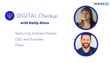 Papa CEO and founder Andrew Parker and Emily Olsen