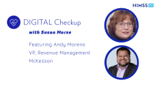 Andy Moreno, VP of revenue management at McKesson and Susan Morse