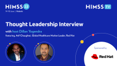 Atif Chaughtai, Red Hat's global healthcare market leader and Dillan Yogendra