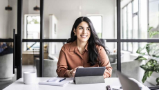 Person working in an office