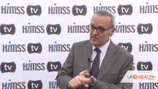 Charles Alessi, MD, chief clinical officer for HIMSS International talking to HIMSS Tv