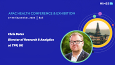 Chris Bates, director of research and analytics at TPP, UK