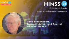 Dave deBronkart at e-Patient Dave_Palm trees and skyscrapers in Orlando Photo by Gabriele Maltinti/iStock/Getty Images Plus