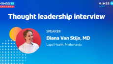 Dr. Diana van Stijn at Lapsi Health_HIMSS24 Europe