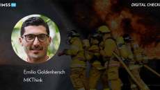 Emilio Goldenhersch at MKThink_Firefighters battle a blaze Photo by  shaunl/E+/Getty Images