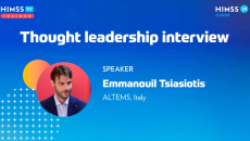 Emmanouil Tsiasiotis at ALTEMS_HIMSS24 Europe