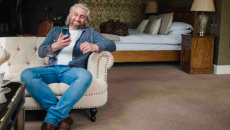 Person using smartphone