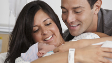 Parents with baby