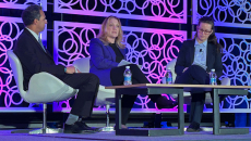 The panelists on stage