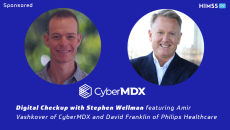 CyberMDX's Amir Vashkover and Philips Healthcare's David Franklin