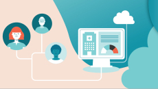 illustration of cloud technology