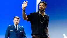 Damar Hamlin and Dr. Ryan Earnest at HIMSS23