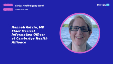 Dr. Hannah Galvin, chief medical information officer at Cambridge Health Alliance.