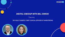 Dr. Holly Dubois, chief clinical officer at Mindstrong and Bill Siwicki