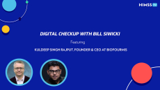 Bill Siwicki and Kuldeep Singh Rajput, CEO of Biofourmis