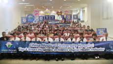 Officials and staff of China Medical University Hospital