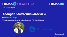 David Labajo, VP of digital sales Europe at GE Healthcare