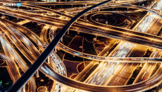 Time lapse photo of highway ramps