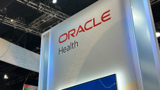 Oracle Health booth at HIMSS23