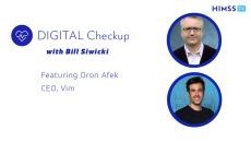 Oron Afek, CEO of Vim and Bill Siwicki