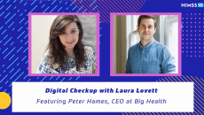 Peter Hames, CEO of Big Health and Laura Lovett