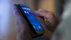 Person using smartphone