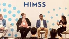 Gaurav Shivhare of CVS Health, Summer Blackerby of CoxHealth, Andy Molnar of the Digital Therapeutics Alliance, and Jessica Hagen of MobiHealthNews