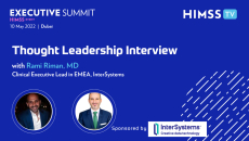 Dr. Rami Riman, clinical executive lead in EMEA for InterSystems and Dillan Yogendra