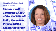Terri Ripley, chair of the HIMSS Public Policy Committee