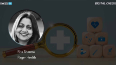 Rita Sharma, Pager Health_Magnifying glass with healthcare icon blocks Photo by Boy Wirat/iStock/Getty Images Plus