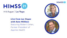 Former president of Appriss Health Robert Cohen and Kate Milliken