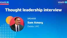 Sam Amory at Dedalus AMEA_HIMSS24 Europe