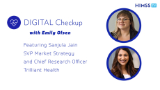 Sanjula Jain, senior vice president of market strategy and chief research officer at analytics firm Trilliant Health and Emily Olsen