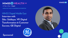 Sibu Siddique, VP of Digital Transformation and Customer Success at GE Digital