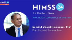 Dr Somkid Udomkijmongkol at Princ Hospital Suvarnabhumi_HIMSS24 APAC