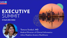 Dr. Tamara Sunbul at Johns Hopkins Aramco Healthcare_Dubai skyline Photo by SHansche/iStock/Getty Images Plus