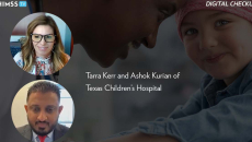 Tarra Kerr and Ashok Kurian, Texas Children's Hospital_Young cancer patient with doctor by FatCamera/E+/Getty Images