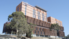 Facade of the new Victoria Heart Hospital
