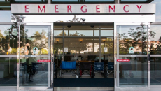 Emergency room doorway