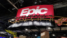 Epic booth at HIMSS conference