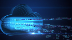 Digital outline of a cloud