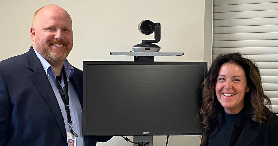 CIO Jason Kuder and CEO Karen Kinter Oak Orchard Health