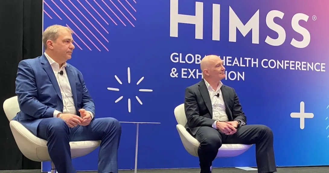 Michael Gross of Cleveland Clinic and Jon Moore of Clearwater Security. Michael Gross of Cleveland Clinic and Jon Moore of Clearwater Security.