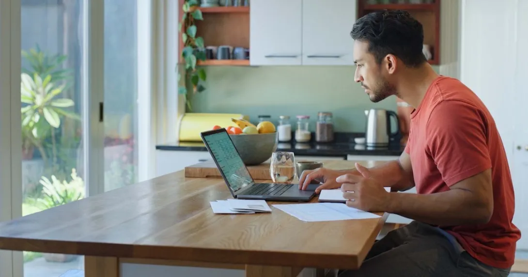 Person using laptop Person using laptop