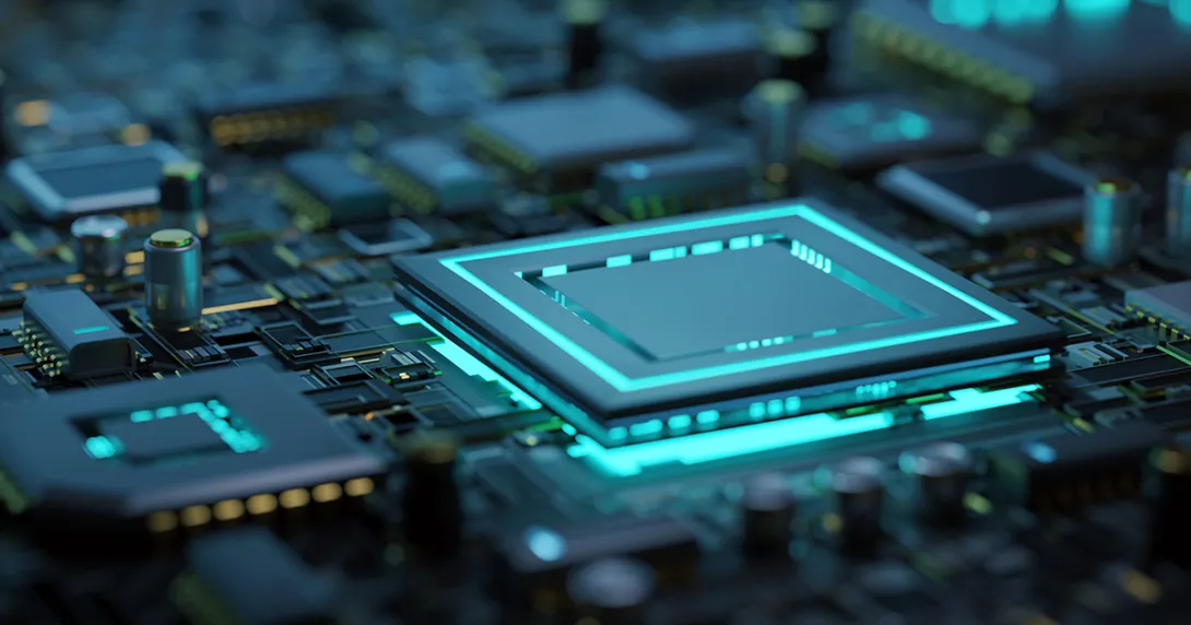 Microprocessor chip for AI