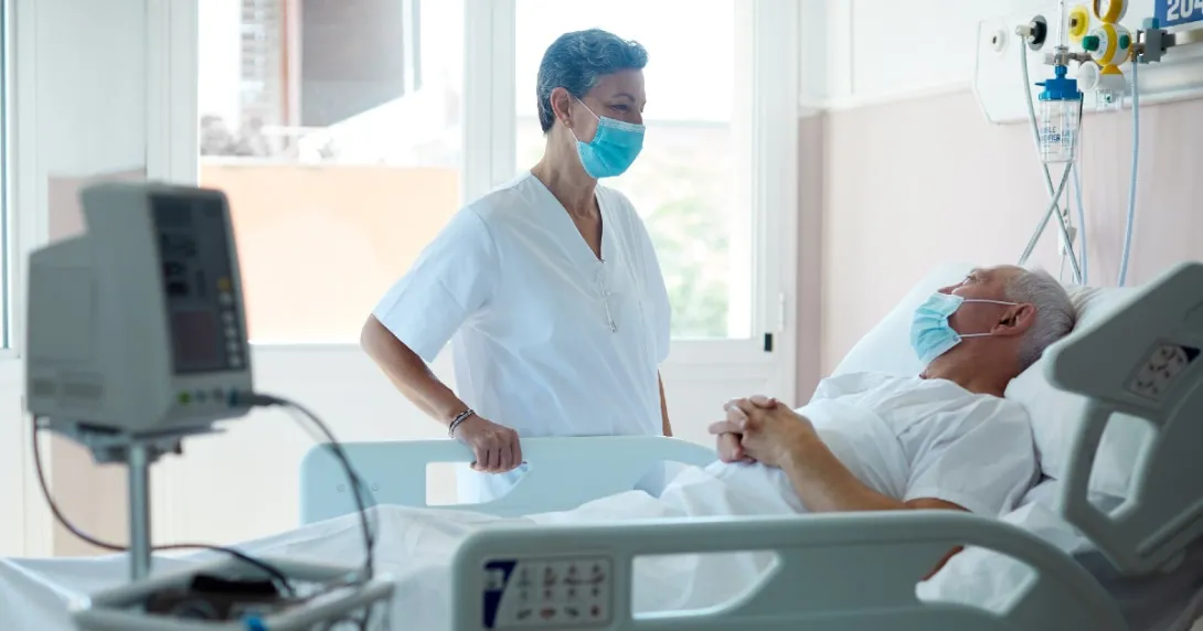 A COVID-19 patient