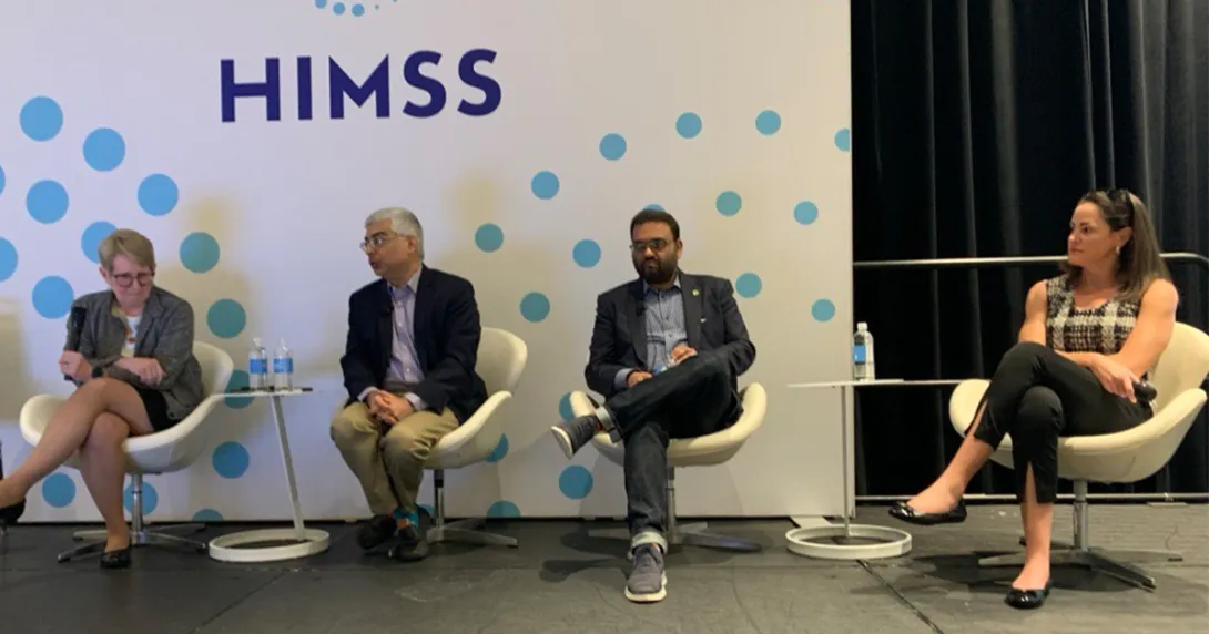 Digital health panel speaking at HIMSS24